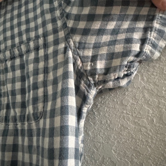 United by blue men check button up shirt Sz M - Picture 4 of 8
